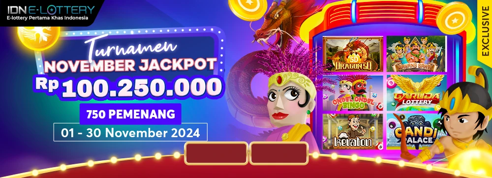 Turnamen E-Lottery November Jackpot